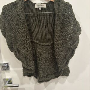 Remain Women's Olive Green Sweater jacket